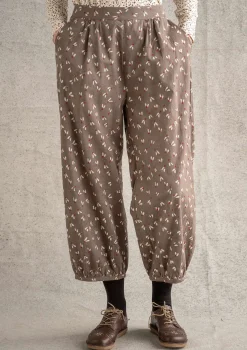 Vävd byxa "Mud" i ekologisk bomull-Gudrun Sjödén Clearance