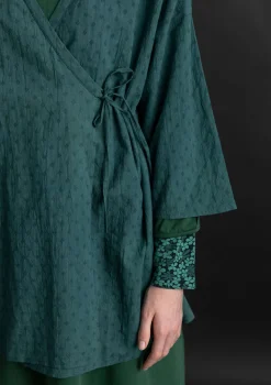Vävd kimono i ekologisk bomullsdobby-Gudrun Sjödén Online
