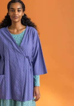 Vävd kimono i ekologisk bomullsdobby-Gudrun Sjödén Hot