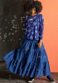 Vävd kjol i bomull/siden-Gudrun Sjödén Hot