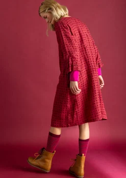 Vävd klänning ”Asta” i lin-Gudrun Sjödén Hot