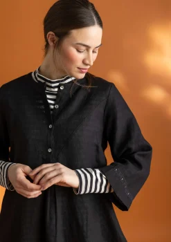 Vävd klänning ”Asta” i lin-Gudrun Sjödén Sale