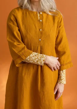 Vävd klänning ”Asta” i lin-Gudrun Sjödén Sale