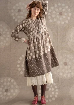 Vävd klänning "Clay" i ekologisk bomull-Gudrun Sjödén Outlet