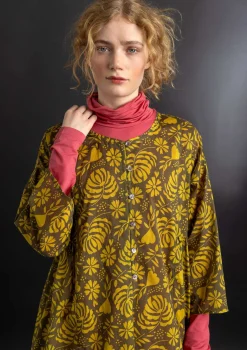 Vävd klänning ”Hedda” i ekologisk bomull-Gudrun Sjödén Discount