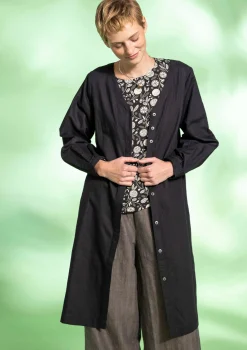 Vävd klänning i ekologisk bomull/lin-Gudrun Sjödén Hot