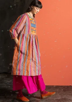 Vävd klänning "Jaipur" i ull/bomull-Gudrun Sjödén Discount