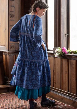 Vävd klänning "Kamelia" i ekologisk bomull/siden-Gudrun Sjödén New