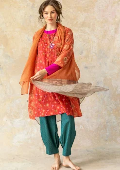 Vävd klänning "Neela" i ekologisk bomull-Gudrun Sjödén Hot