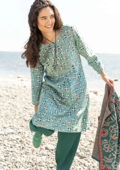 Vävd klänning "Neela" i ekologisk bomull-Gudrun Sjödén