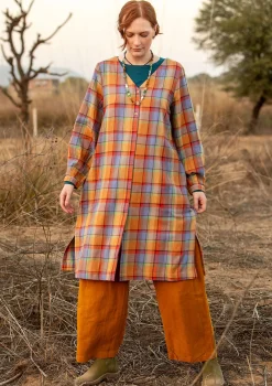 Vävd klänning "Skagen" i ekologisk bomull-Gudrun Sjödén Best