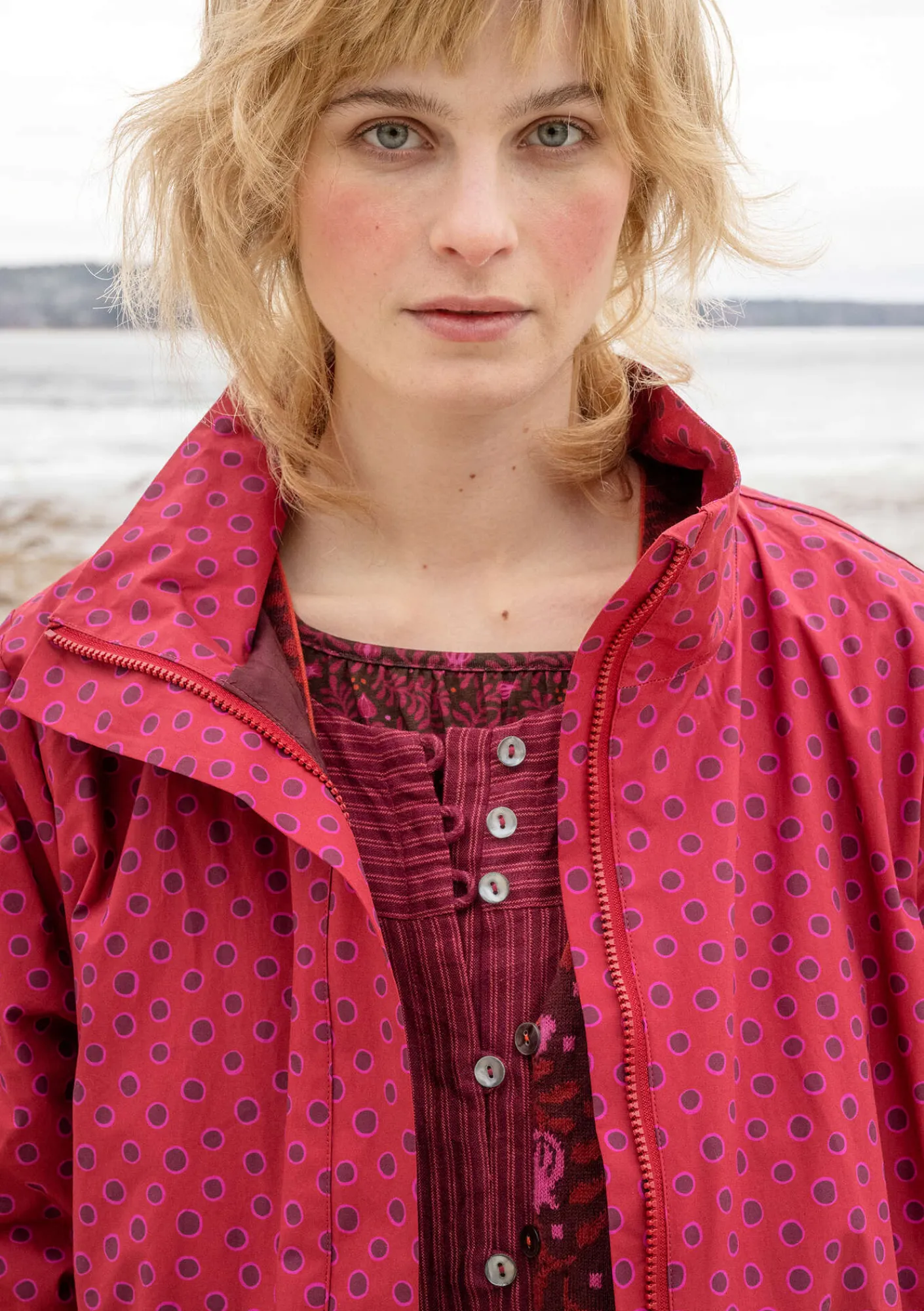 Vävd parkas "Lucy" i ekologisk bomull-Gudrun Sjödén Discount