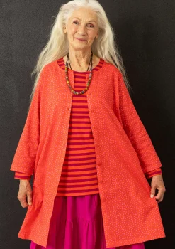 Vävd tunika "Monika" i ekologisk bomull-Gudrun Sjödén Outlet