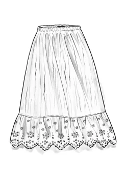 Vävd underkjol i ekologisk bomull-Gudrun Sjödén Online