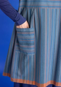 Vävd västklänning ”Ava” i ekologisk bomull-Gudrun Sjödén Clearance