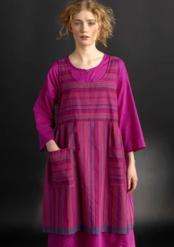 Vävd västklänning ”Ava” i ekologisk bomull-Gudrun Sjödén Sale